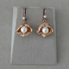 Jugendstil-Ohrhänger "Blüte"