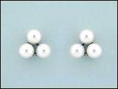Nostalgische Ohrstecker "Perlen"