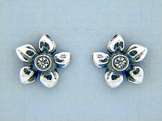 Floraler Jugendstil-Ohrstecker