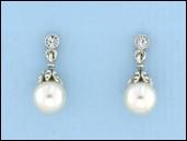 Nostalgisch barocke Ohrhänger "Perle mini"