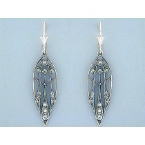 Art Deco-Ohrhänger "Josef Hoffmann"