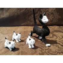 Katzenfiguren "Spaziergang"