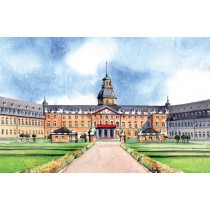 Magnet Schloss Aquarell