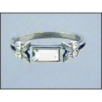 Art Deco-Ring Kristall